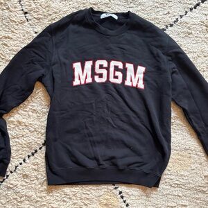MSGM Black Sweatshirt